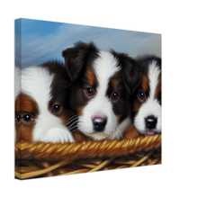 Load image into Gallery viewer, Cute puppies Art Style# 25.  Available in several sizes and types.
