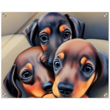 Load image into Gallery viewer, Cute puppies Art style# 37. Available in several sizes and types.
