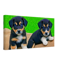 Load image into Gallery viewer, Cute puppies Art style# 53. Available in several sizes and types.
