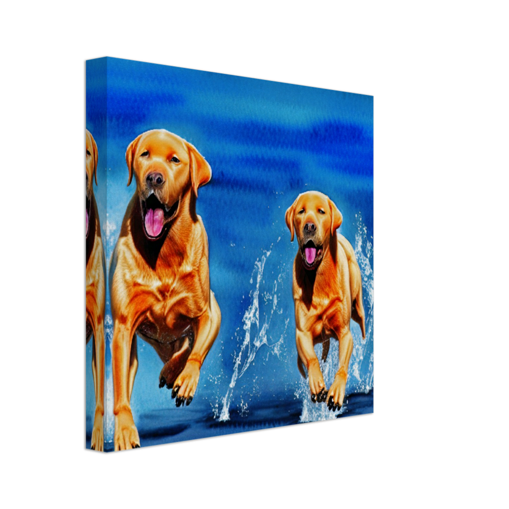 Labrador Retriever water color-1 Canvas