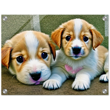 Load image into Gallery viewer, Cute puppies Art style# 70. Available in several sizes and types.
