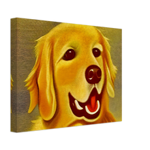 Load image into Gallery viewer, Golden Retriever Painting Style#4. Available in several sizes and types.
