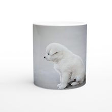 Load image into Gallery viewer, Cute Puppies Art White 11oz Ceramic Mug Style#11

