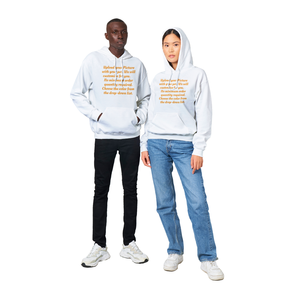 Customize Classic Unisex Pullover Hoodie. Take a selfie or upload an image. Unlimited Possibilities.
