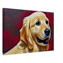 Load image into Gallery viewer, Golden Retriever Painting Style#1. Available in several sizes and types.
