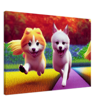 Load image into Gallery viewer, Cute puppies  Art  style#42. Available in several sizes and types.
