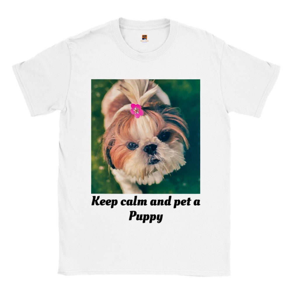 Classic Unisex Crewneck T-shirt Puppy Love Style #8