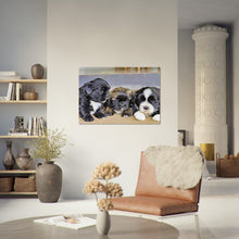 Load image into Gallery viewer, Cute puppies Art Style#5. Available in several sizes and types.
