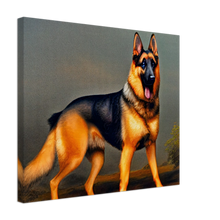 Load image into Gallery viewer, Frederic Edwin Church Style German Shepherd Painting-2  Canvas
