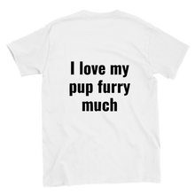 Load image into Gallery viewer, Classic Unisex Crewneck T-shirt Puppy Love Style #3

