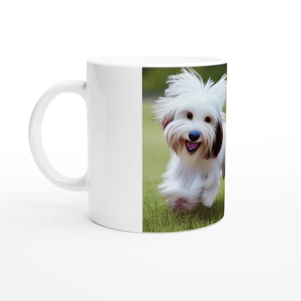 Cute Puppies Art White 11oz Ceramic Mug Style#10