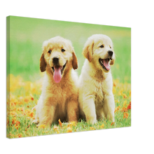 Load image into Gallery viewer, Puppies water color painting style-1Canvas
