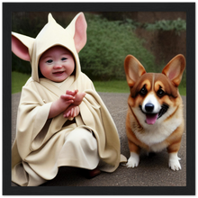 Load image into Gallery viewer, Cute Kids &amp;  Puppies Wall Art Style #3
