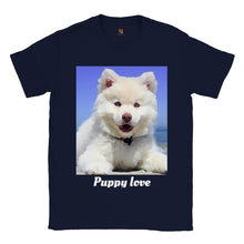Load image into Gallery viewer, Classic Unisex Crewneck T-shirt Puppy Love Style #2
