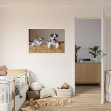 Load image into Gallery viewer, Cute puppies Art Style#8. Available in several sizes and types.
