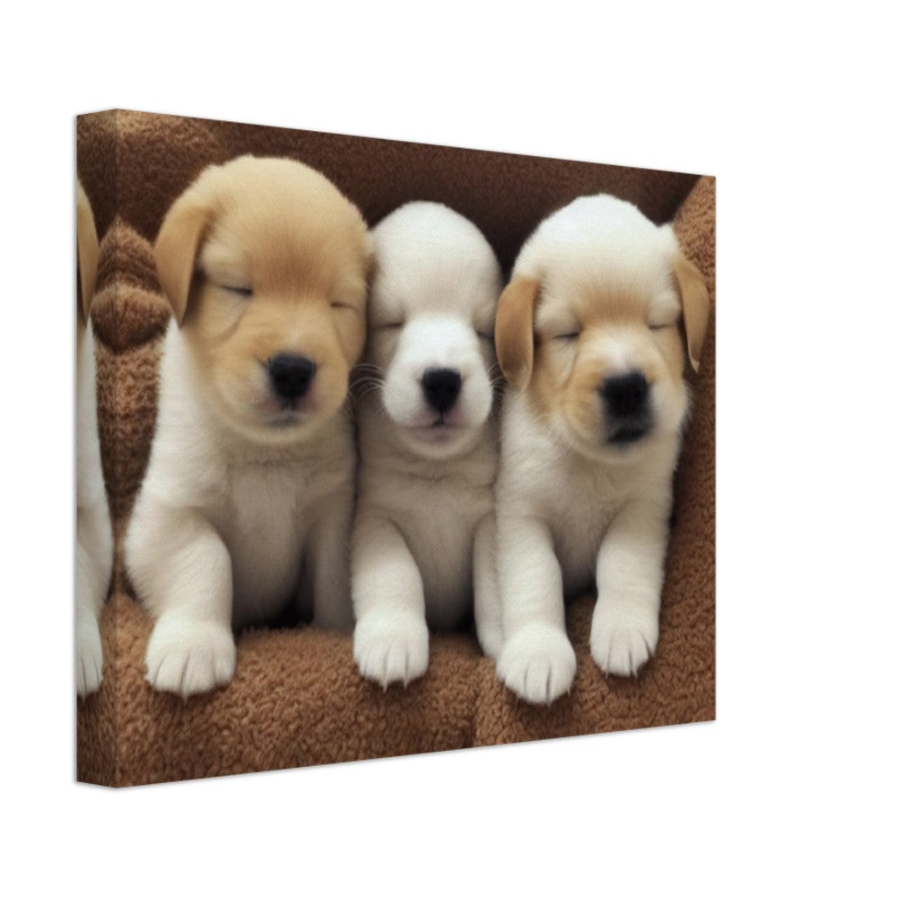 Cute puppies AI Art Style#30. Available in several sizes and types.