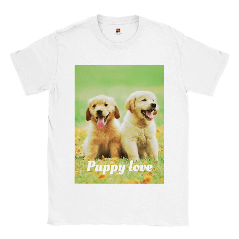 Classic Unisex Crewneck T-shirt Puppy Love Style #1