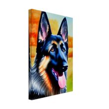 Load image into Gallery viewer, The German Shepherd Water Color Art Painting-3 Canvas
