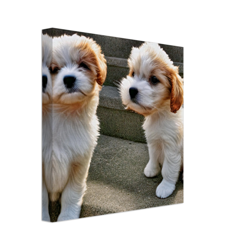 Cute puppies Art style# 71. Available in several sizes and types.