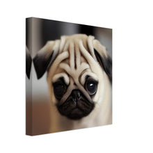 Load image into Gallery viewer, Cute puppies AI Art Canvas style#32. Available in several sizes and types.
