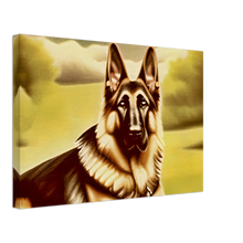 Load image into Gallery viewer, The German Shepherd Art Oil Painting Canvas
