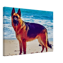 Load image into Gallery viewer, The German Shepherd Art Canvas
