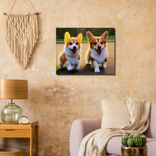 Load image into Gallery viewer, Cute puppies  Art Canvas style# 50. Available in several sizes and types.
