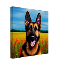 Load image into Gallery viewer, The German Shepherd Water Color Art Painting-4 Canvas

