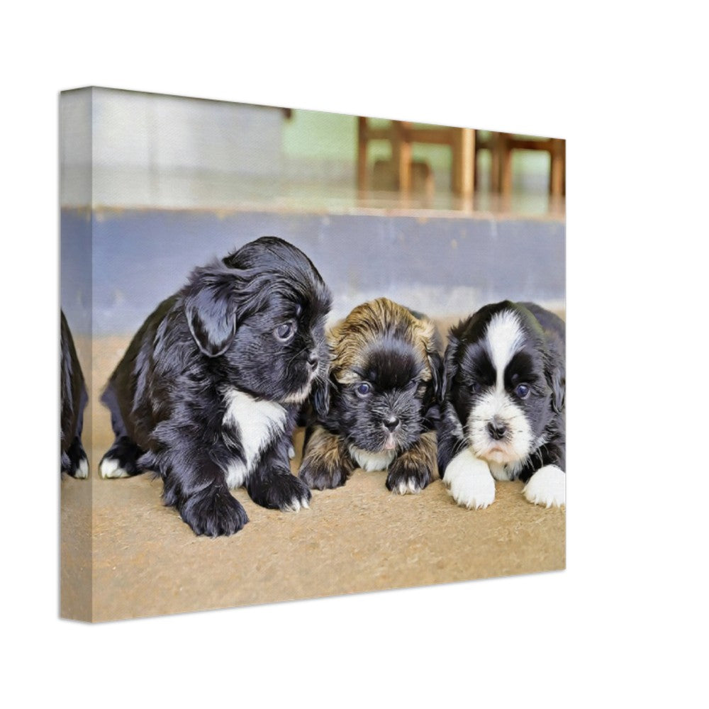 Cute puppies Art Style#5. Available in several sizes and types.