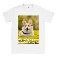 Load image into Gallery viewer, Classic Unisex Crewneck T-shirt Puppy Love Style #7
