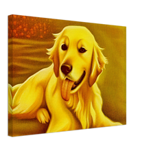 Load image into Gallery viewer, Golden Retriever Painting Style#5. Available in several sizes and types.
