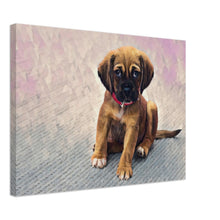 Load image into Gallery viewer, Cute puppies  Art Canvas style#20. Available in several sizes and types.
