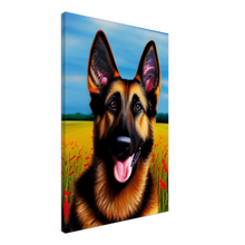 Load image into Gallery viewer, The German Shepherd Water Color Art Painting-4 Canvas
