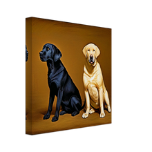 Load image into Gallery viewer, Labrador Retriever Rembrandt Style Painting-2 Canvas

