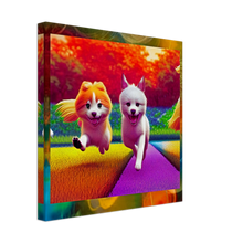Load image into Gallery viewer, Cute Dog Wall Art Exclusive Style#1.  Available in several sizes and types.
