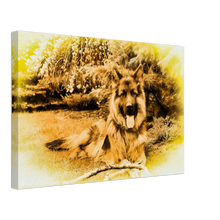 Load image into Gallery viewer, The German Shepherd  Art Painting-2 Canvas
